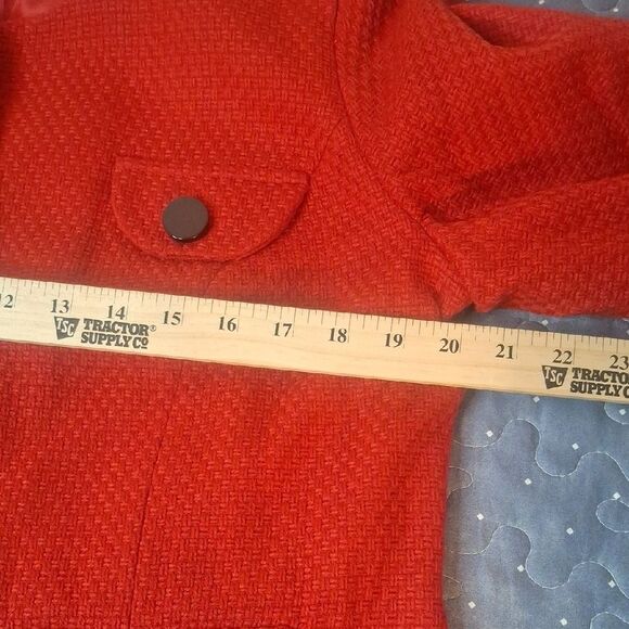Kim Rogers Red Blazer Structured Tailored Design size 14 - Picture 4 of 5